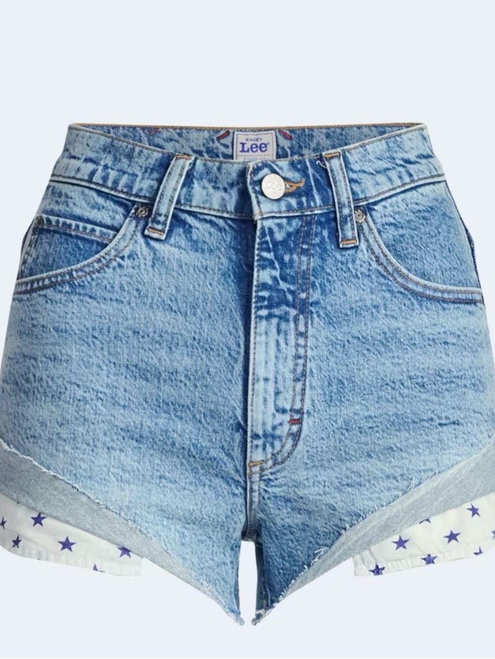 A580 Kacey Lee Women's Classic Cut Off Shorty Shorts,